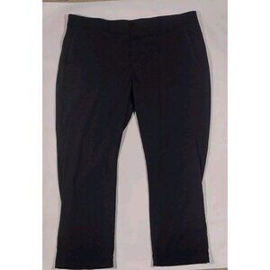 Athleta Trekkie Hike Pants Joggers Size 24 Black Ripstop Active Outdoors UPF 50